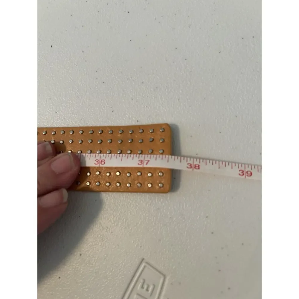 Guess (3540016) Beige/Orange Italian Full Grain Leather Belt Size M